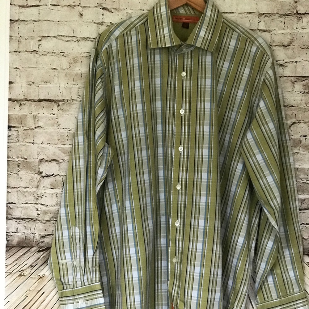SETTE PONTI Mens Multi-Color Long Sleeve Shirt XL